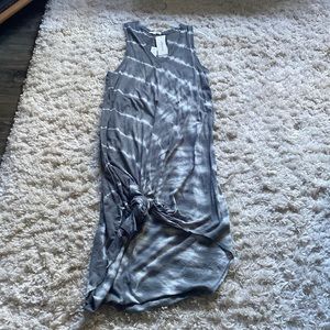 💕Z Supply Reverie Spiral Grey Tie Dye dress